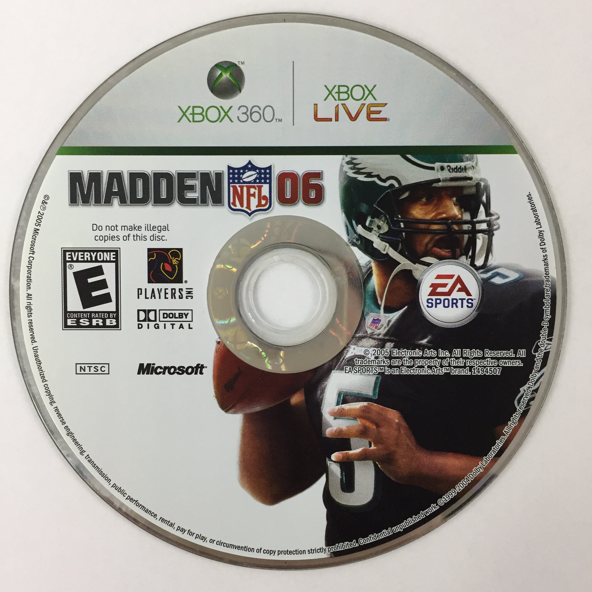Amazon.com: Madden NFL 2006 - Xbox 360 : Unknown: Video Games